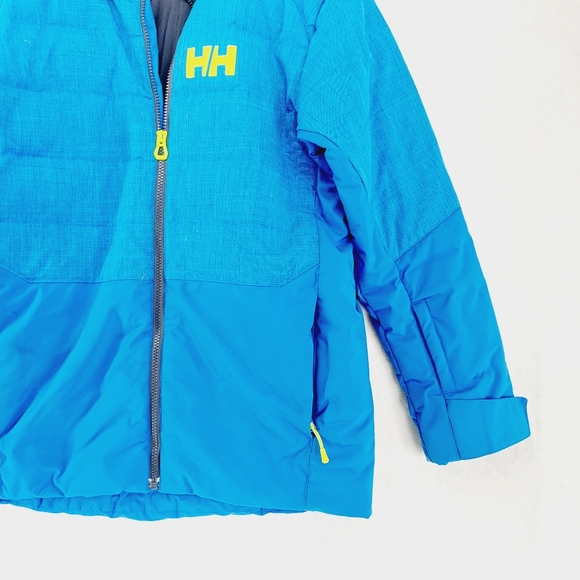 Helly Hansen Blue Zip Front Puffer Jacket Z48 - Picture 3 of 7
